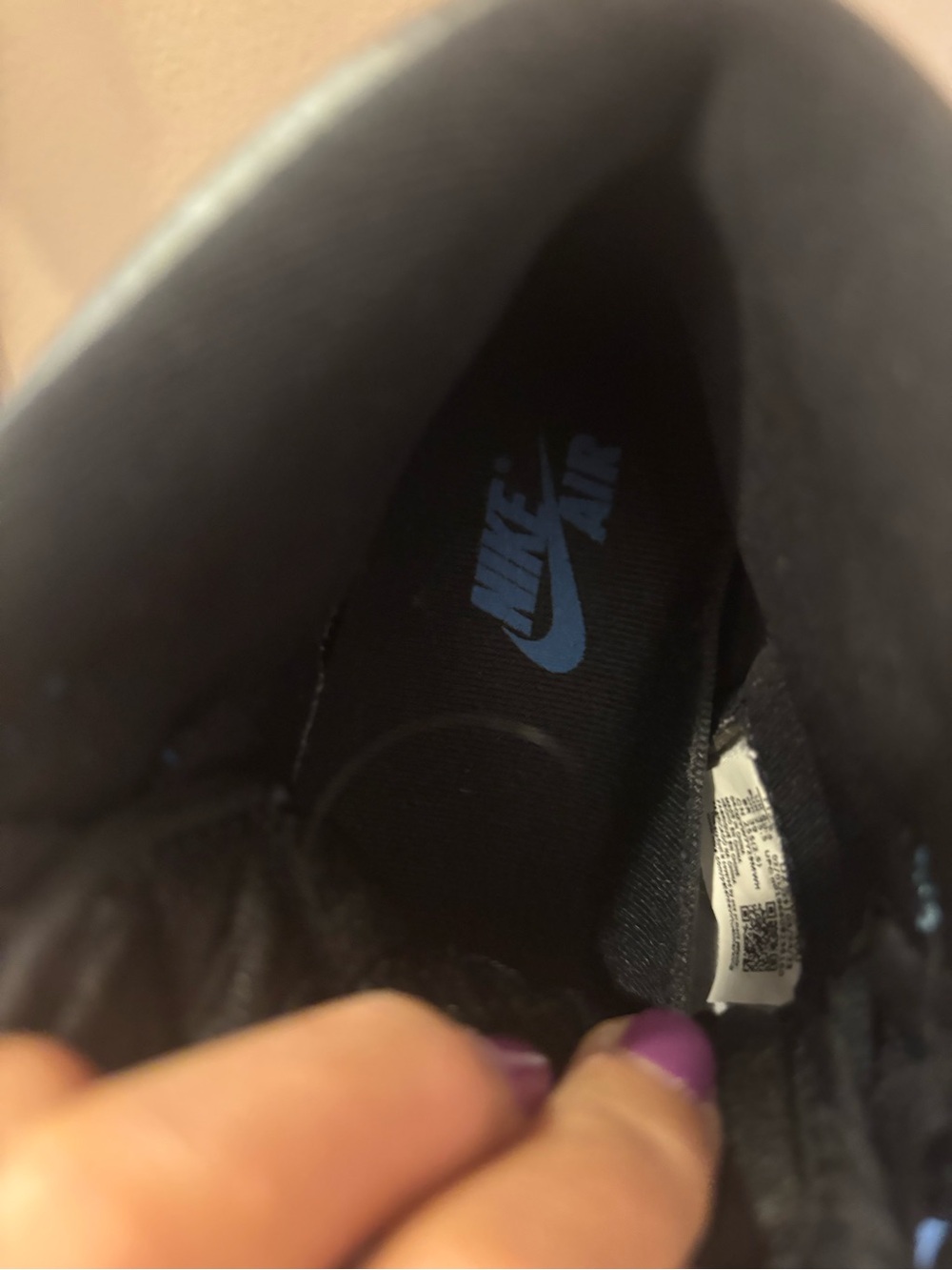Nike Air Jordan 1 High OG White Black University Blue - Picture 6 of 8